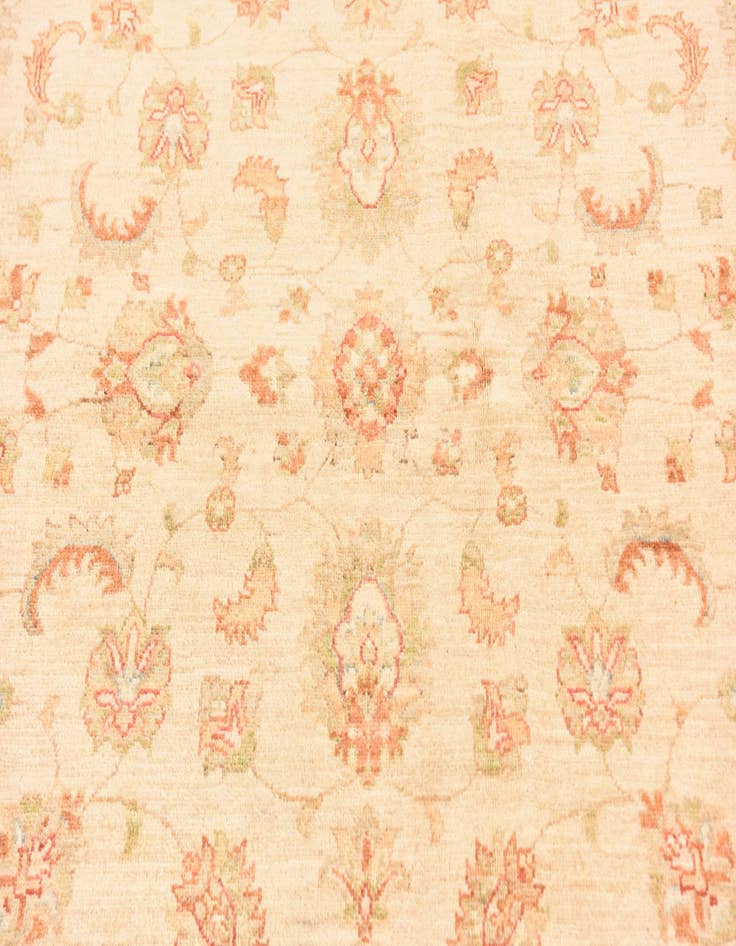 Detail image of  6' 8 x 8' 3  Hand Knotted Peshawar Ziegler Rug