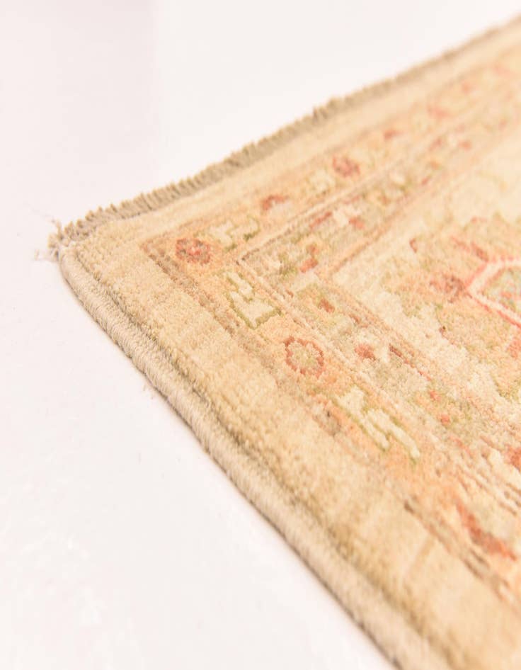 Detail image of  6' 8 x 8' 3  Hand Knotted Peshawar Ziegler Rug