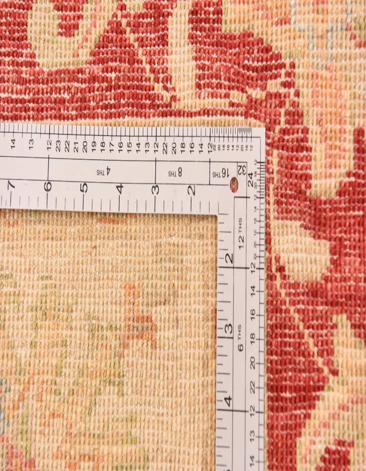 Detail image of  5' 10 x 7' 11  Hand Knotted Peshawar Ziegler Rug