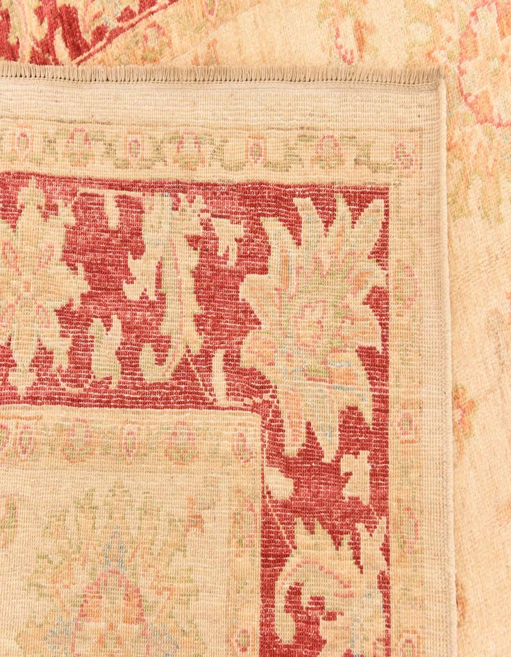 Detail image of  5' 10 x 7' 11  Hand Knotted Peshawar Ziegler Rug