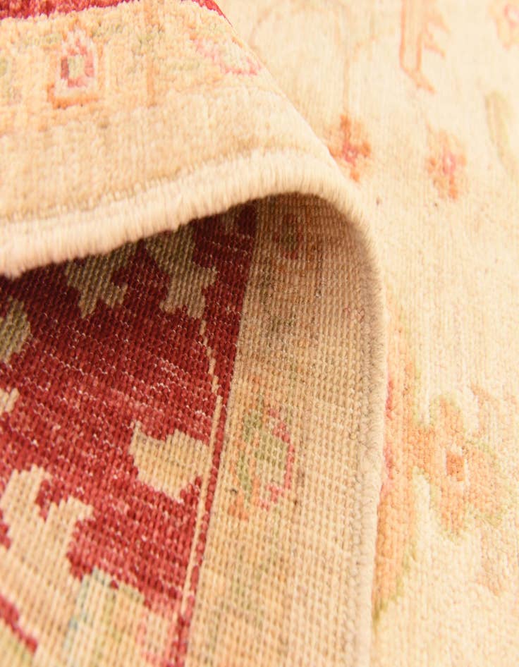 Detail image of  5' 10 x 7' 11  Hand Knotted Peshawar Ziegler Rug