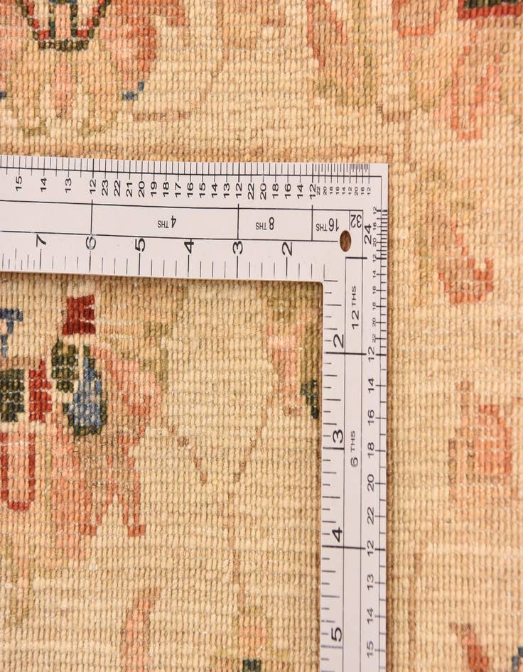 Detail image of  4' x 6'  Hand Knotted Peshawar Ziegler Rug