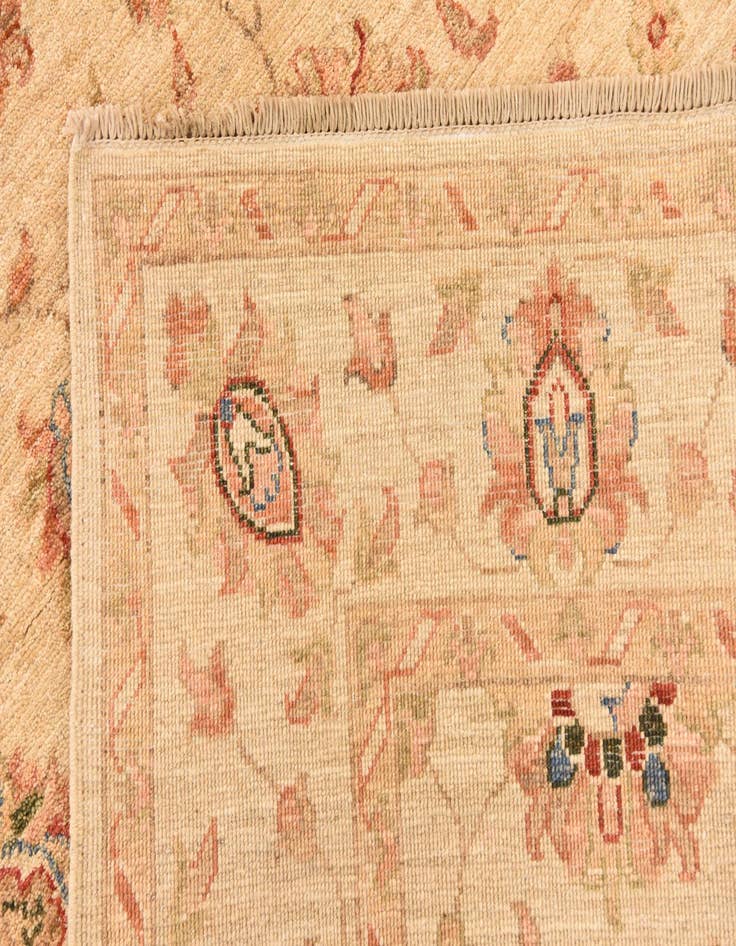 Detail image of  4' x 6'  Hand Knotted Peshawar Ziegler Rug