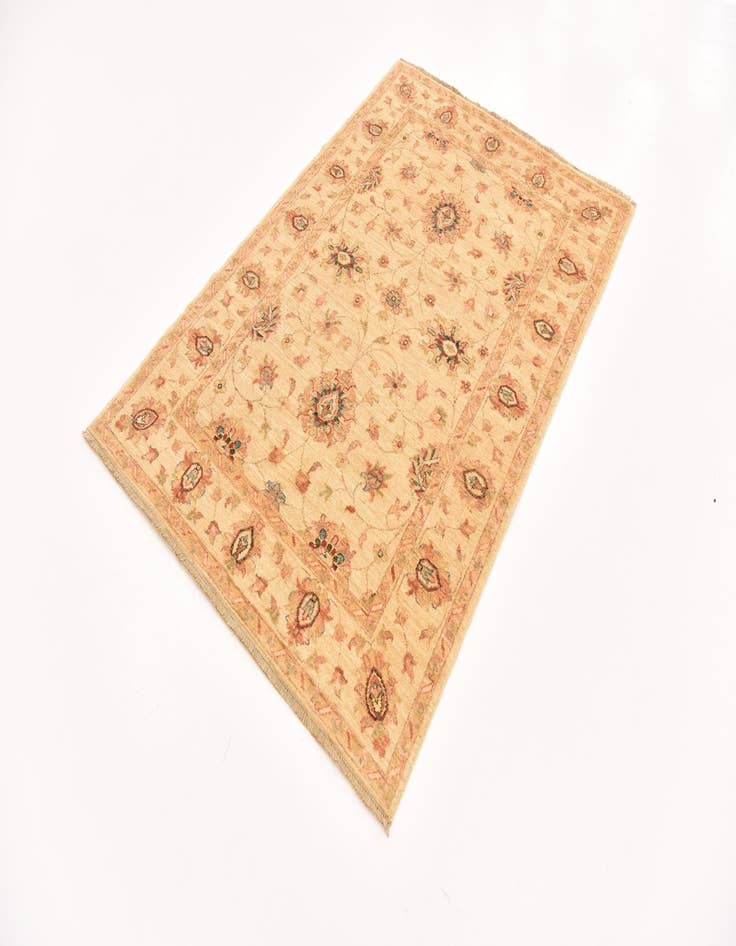 Detail image of  4' x 6'  Hand Knotted Peshawar Ziegler Rug