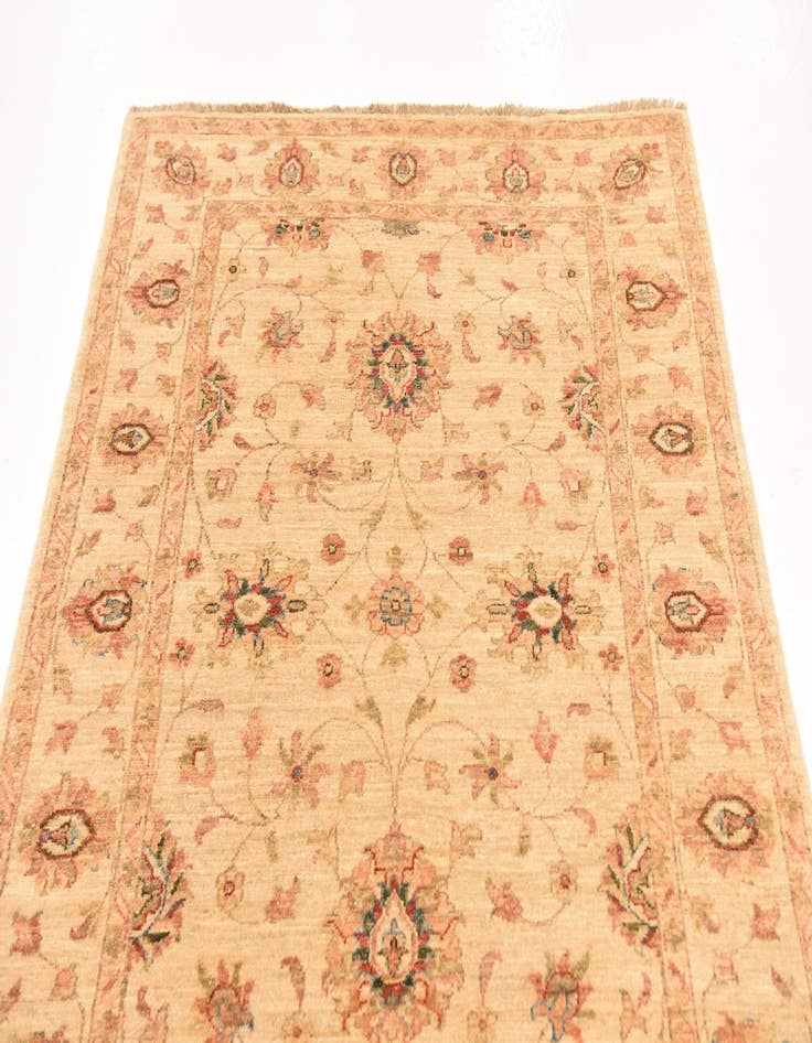 Detail image of  4' x 6'  Hand Knotted Peshawar Ziegler Rug