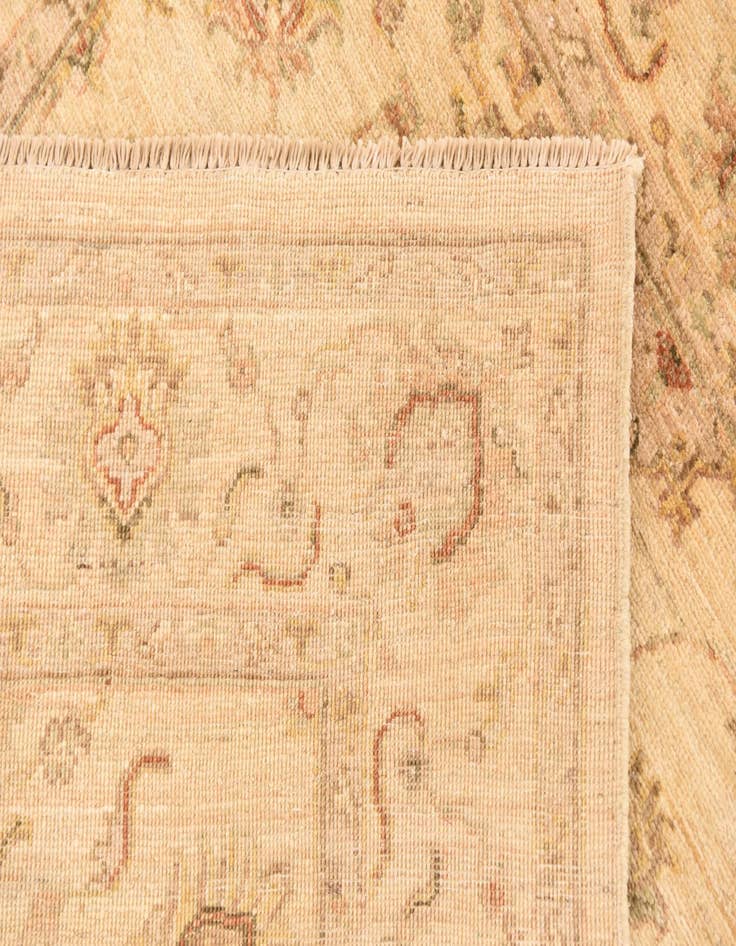 Detail image of  4' 1 x 6'  Hand Knotted Peshawar Ziegler Rug