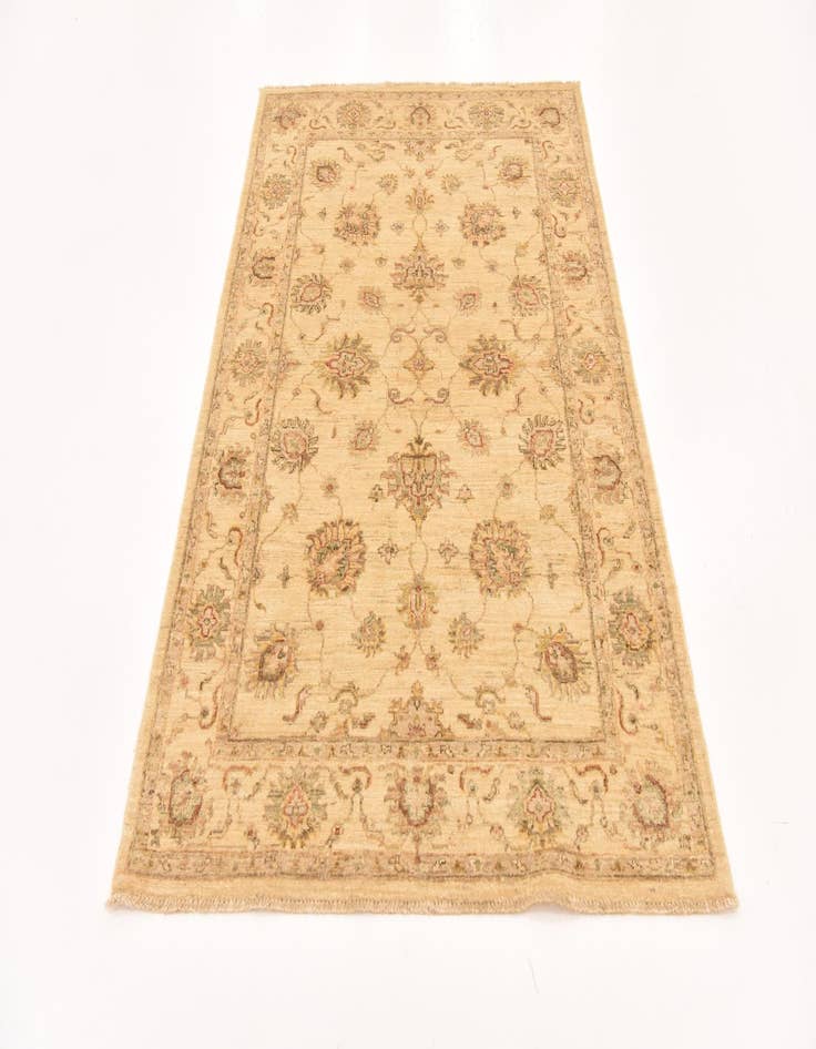 Detail image of  4' 1 x 6'  Hand Knotted Peshawar Ziegler Rug