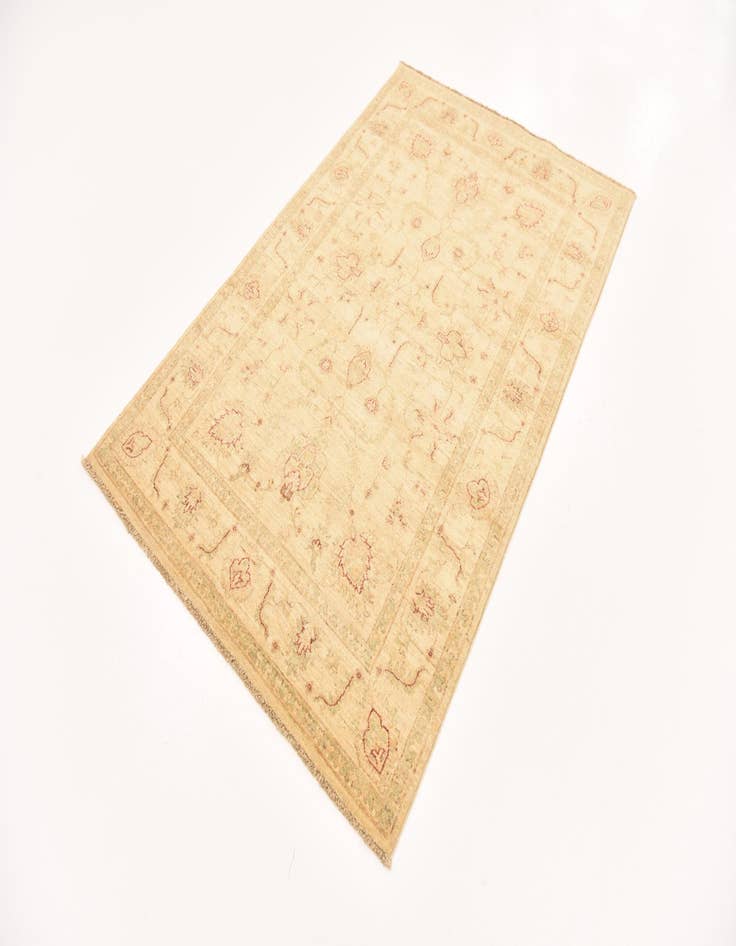 Detail image of  4' x 6' 2  Hand Knotted Peshawar Ziegler Rug