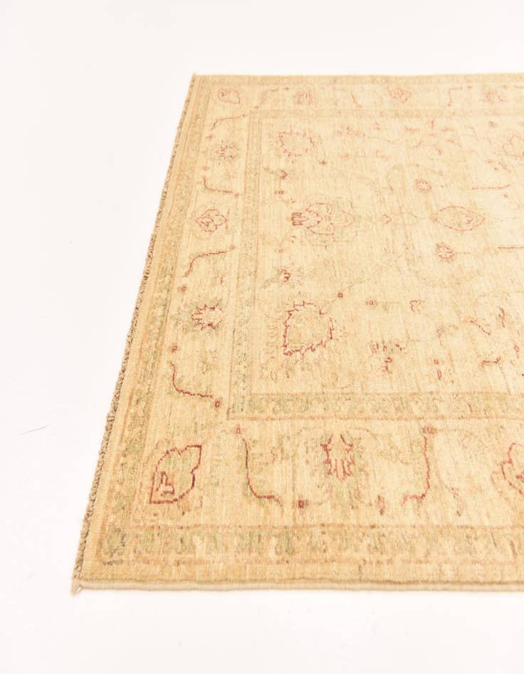 Detail image of  4' x 6' 2  Hand Knotted Peshawar Ziegler Rug