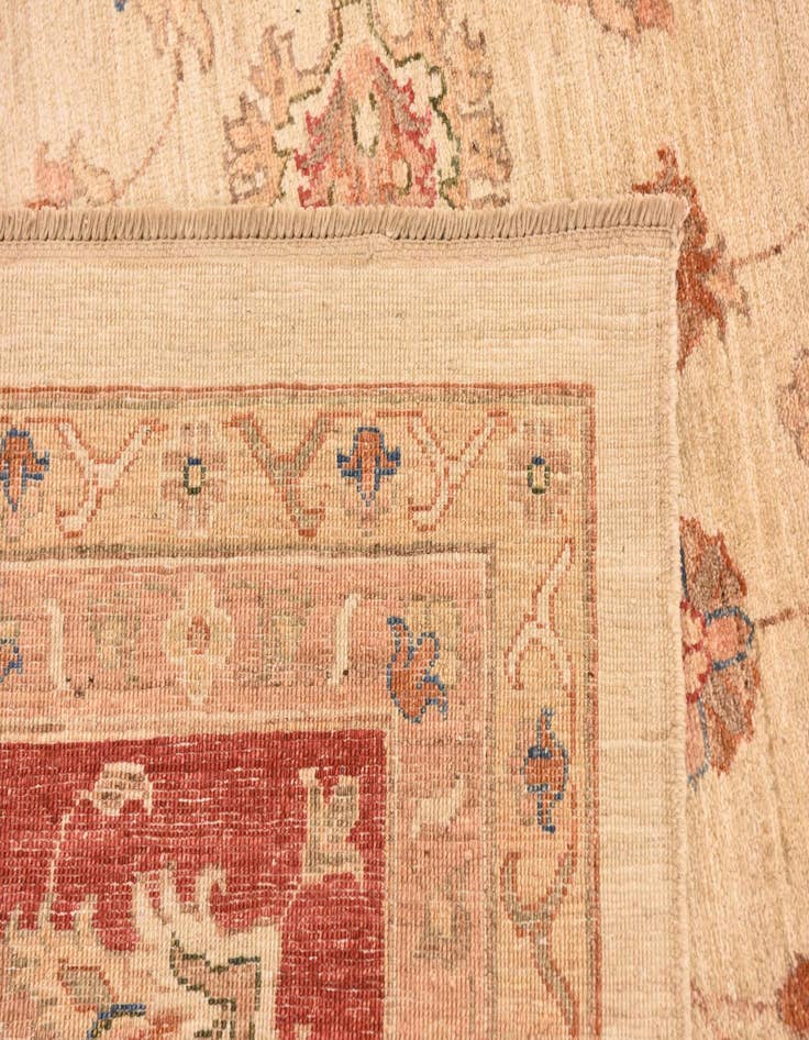 Detail image of  13' 2 x 17' 8  Hand Knotted Peshawar Ziegler Rug