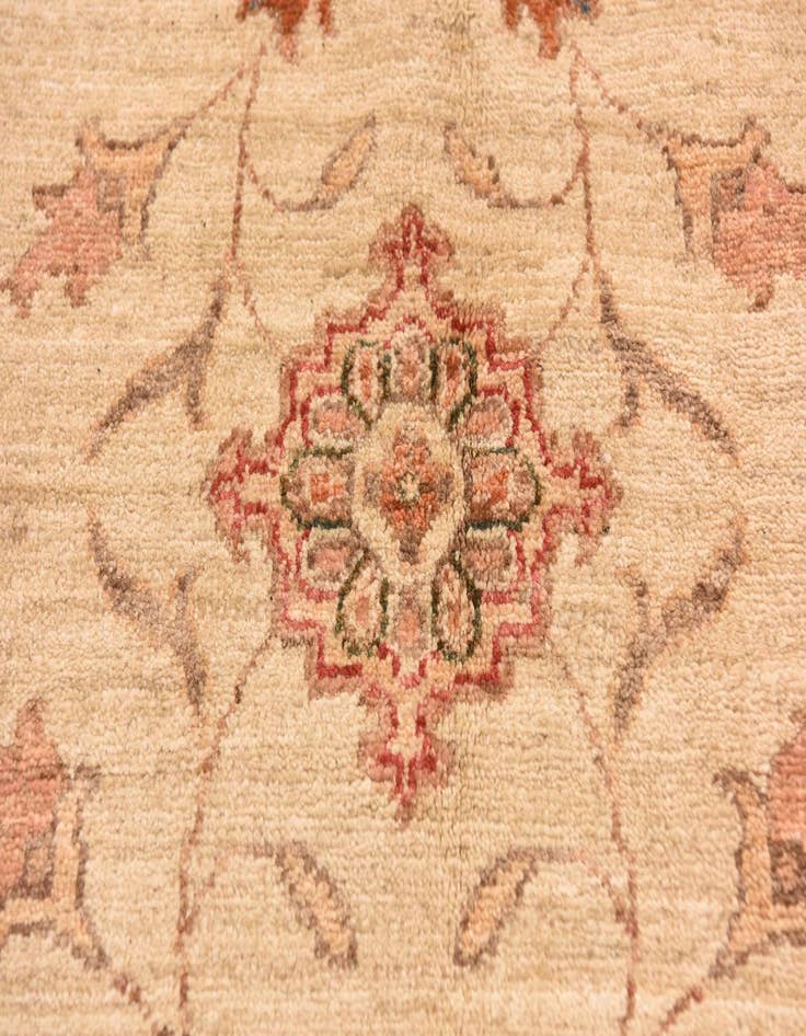 Detail image of  13' 2 x 17' 8  Hand Knotted Peshawar Ziegler Rug