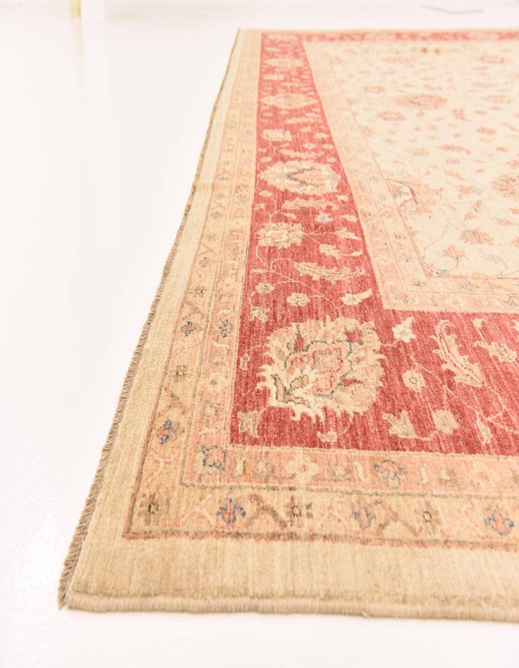 Detail image of  13' 2 x 17' 8  Hand Knotted Peshawar Ziegler Rug