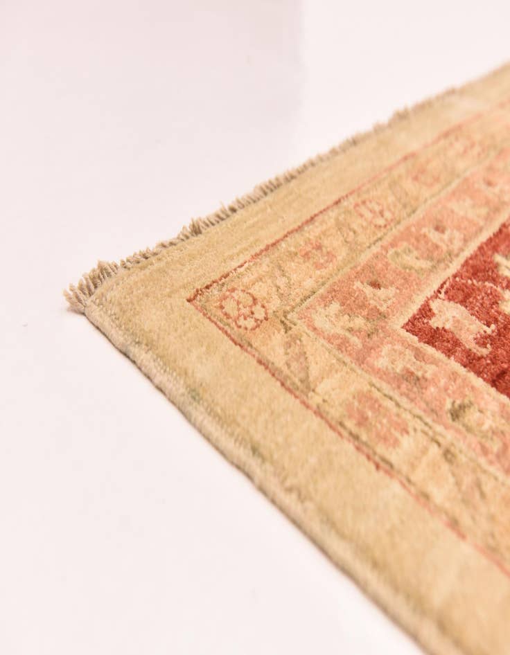 Detail image of  9' 9 x 12' 9  Hand Knotted Peshawar Ziegler Rug