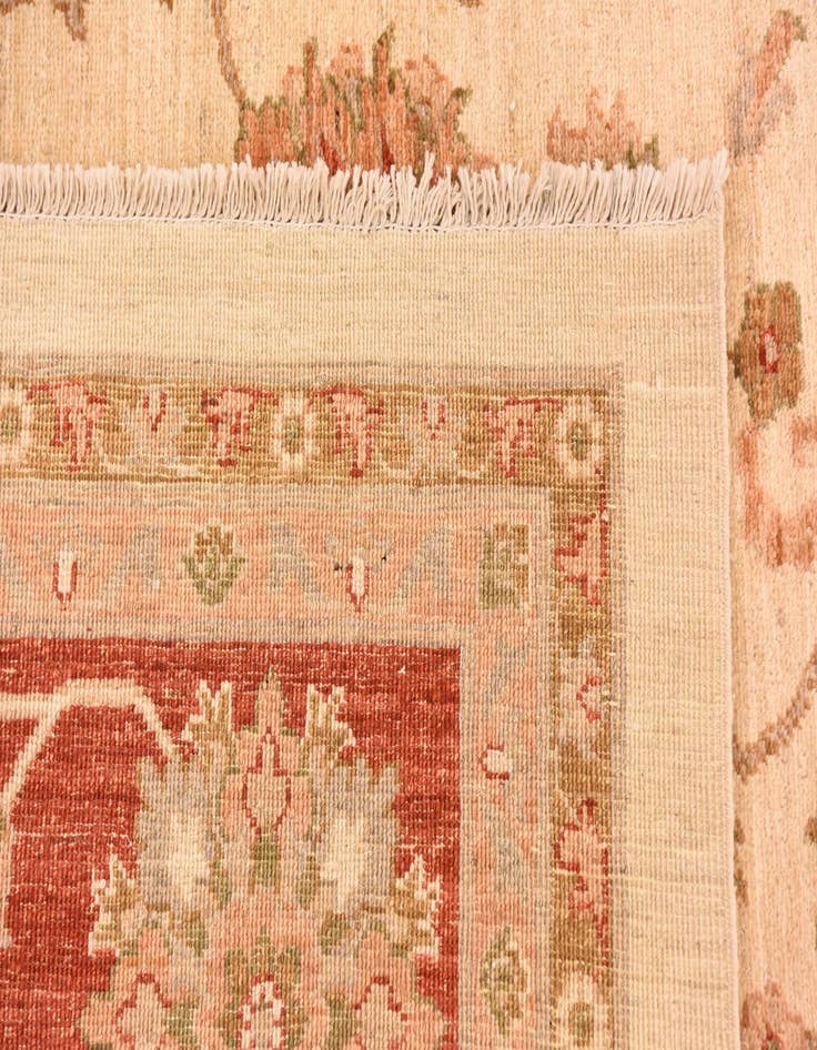 Detail image of  10' x 13' 9  Hand Knotted Peshawar Ziegler Rug