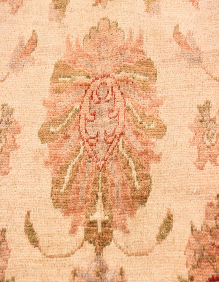 Detail image of  10' x 13' 9  Hand Knotted Peshawar Ziegler Rug