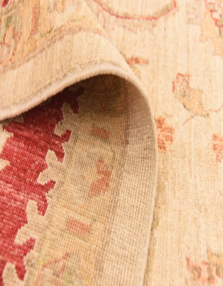 Detail image of  9' 11 x 12' 11  Hand Knotted Peshawar Ziegler Rug