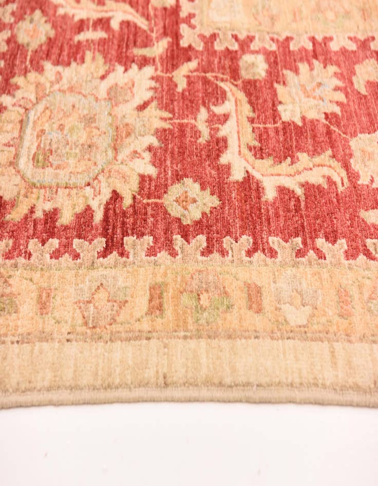 Detail image of  9' 11 x 12' 11  Hand Knotted Peshawar Ziegler Rug