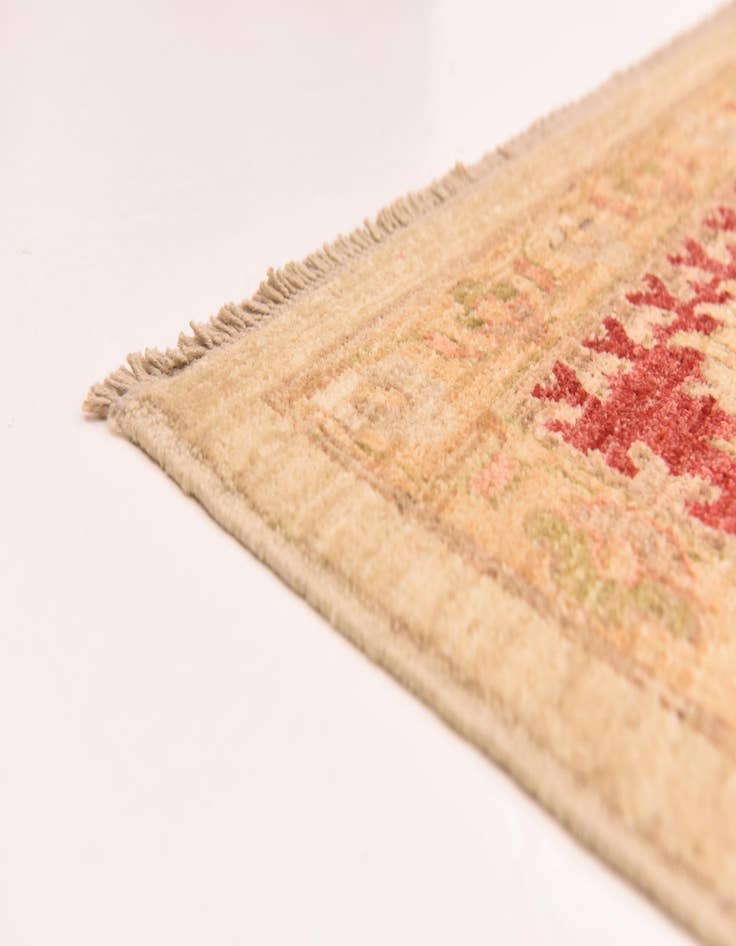 Detail image of  9' 11 x 12' 11  Hand Knotted Peshawar Ziegler Rug