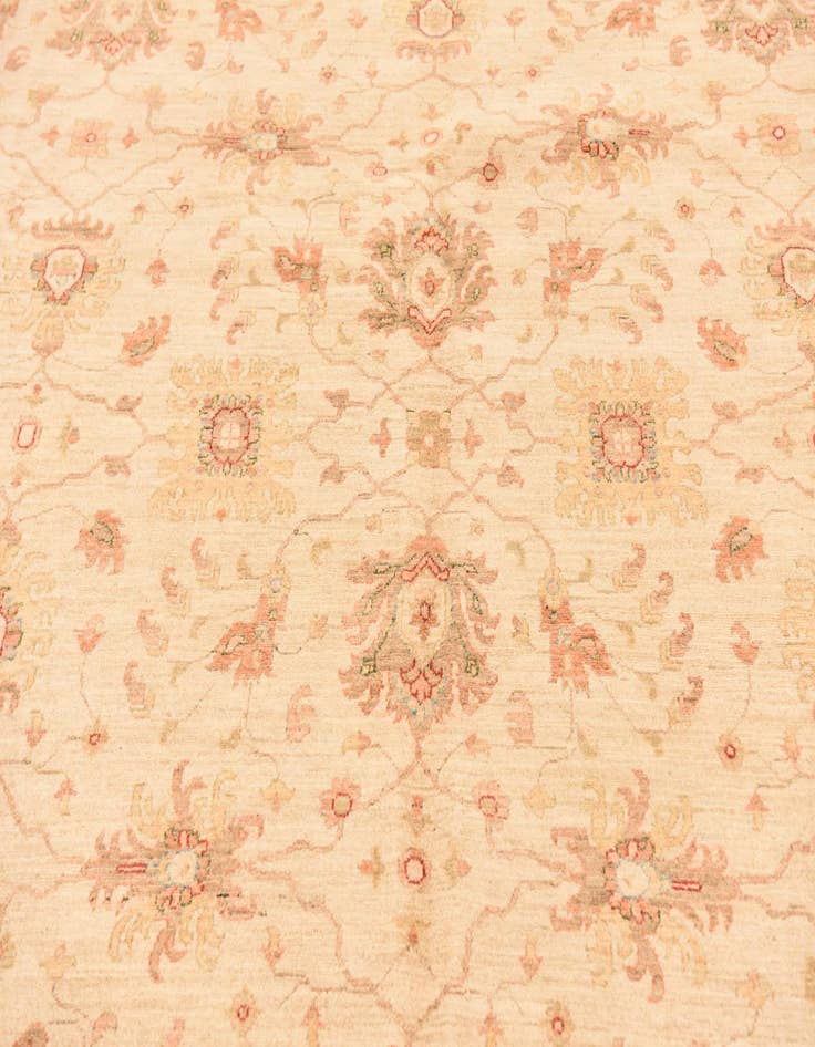 Detail image of  10' x 13' 2  Hand Knotted Peshawar Ziegler Rug