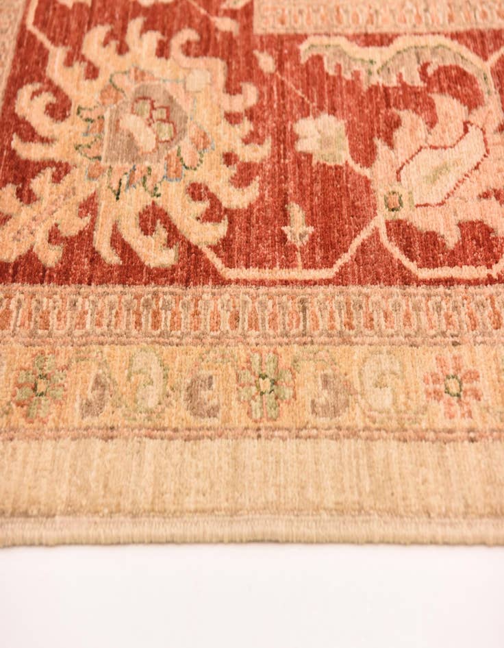 Detail image of  10' x 13' 2  Hand Knotted Peshawar Ziegler Rug