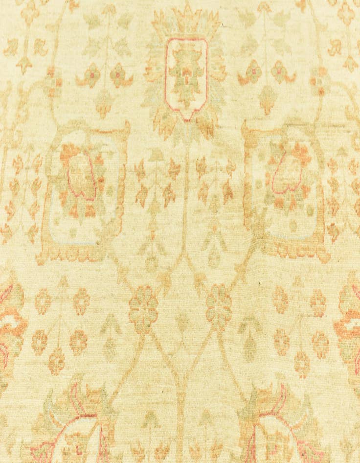 Detail image of  9' 9 x 12' 9  Hand Knotted Peshawar Ziegler Rug