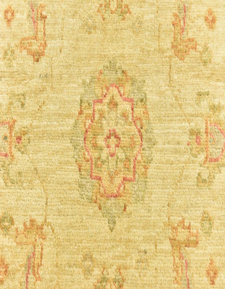 Detail image of  3' 5 x 4' 11  Hand Knotted Peshawar Ziegler Rug