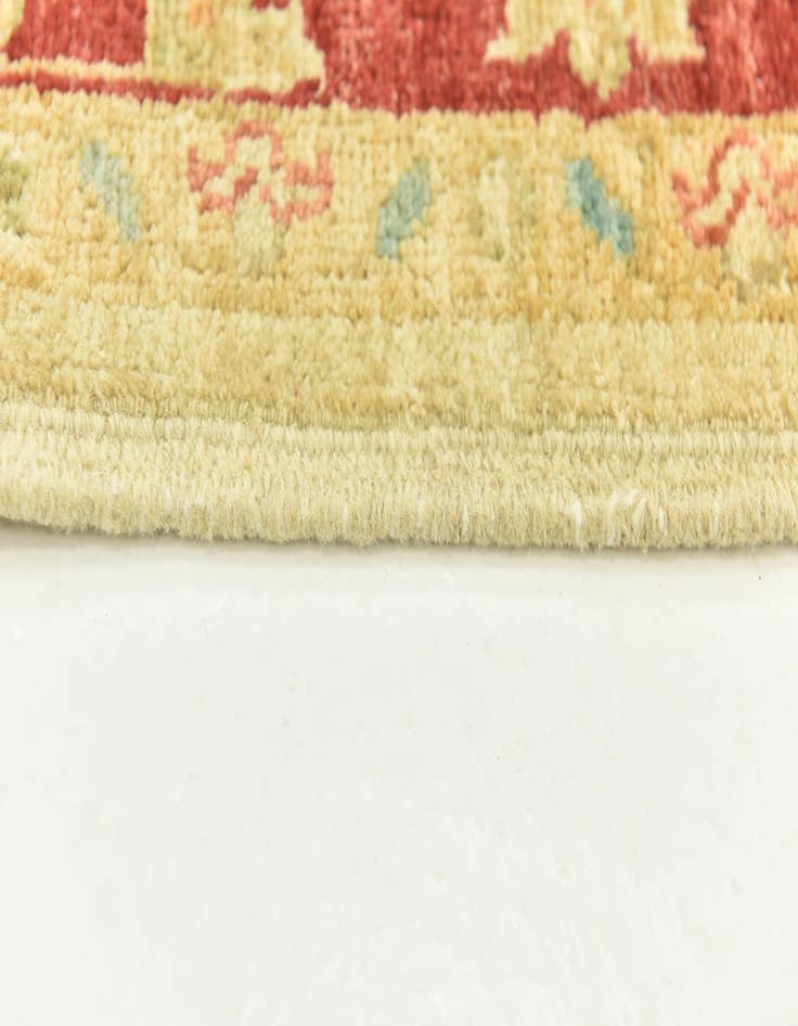 Detail image of  3' 5 x 4' 11  Hand Knotted Peshawar Ziegler Rug