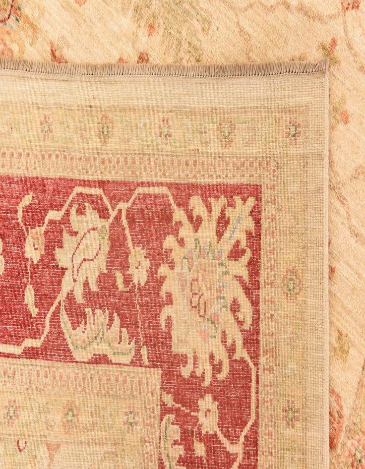 Detail image of  8' 5 x 11' 3  Hand Knotted Peshawar Ziegler Rug