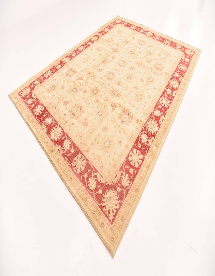 Detail image of  8' 5 x 11' 3  Hand Knotted Peshawar Ziegler Rug