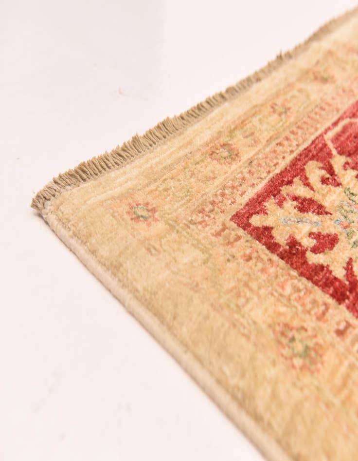 Detail image of  8' 5 x 11' 3  Hand Knotted Peshawar Ziegler Rug