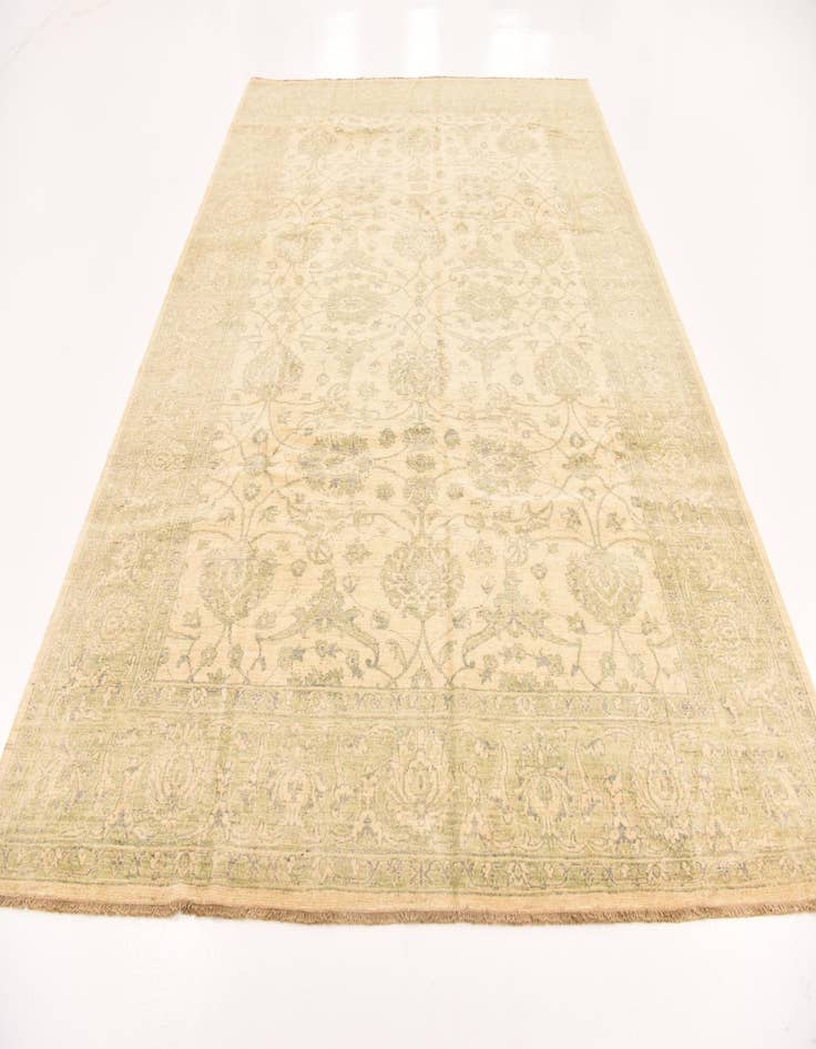 Detail image of  8' 4 x 11' 6  Hand Knotted Peshawar Ziegler Rug