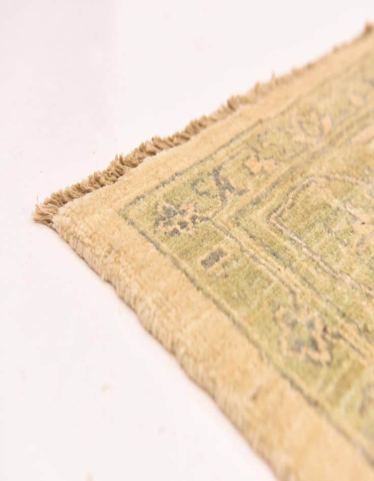 Detail image of  8' 4 x 11' 6  Hand Knotted Peshawar Ziegler Rug