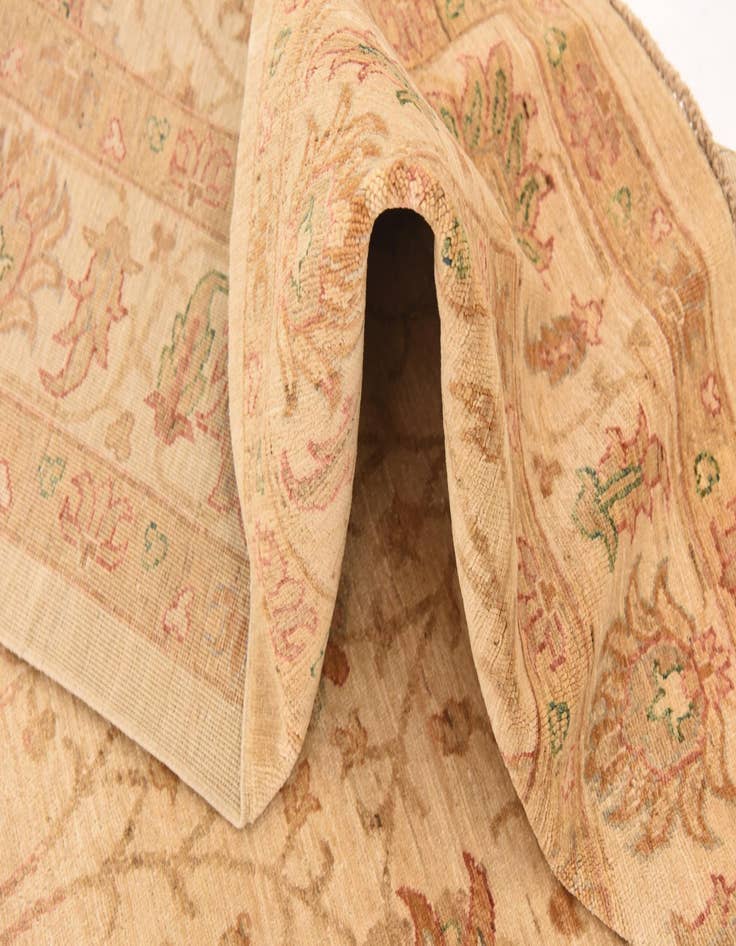 Detail image of  6' 5 x 8' 3  Hand Knotted Peshawar Ziegler Rug