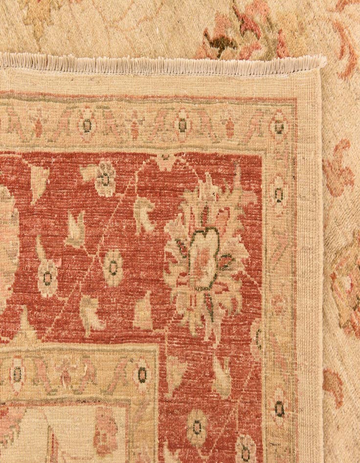 Detail image of  6' 8 x 8' 2  Hand Knotted Peshawar Ziegler Rug