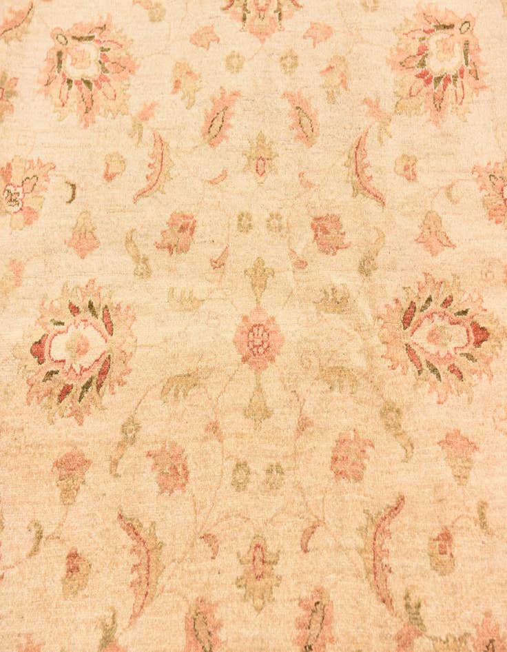 Detail image of  6' 8 x 8' 2  Hand Knotted Peshawar Ziegler Rug