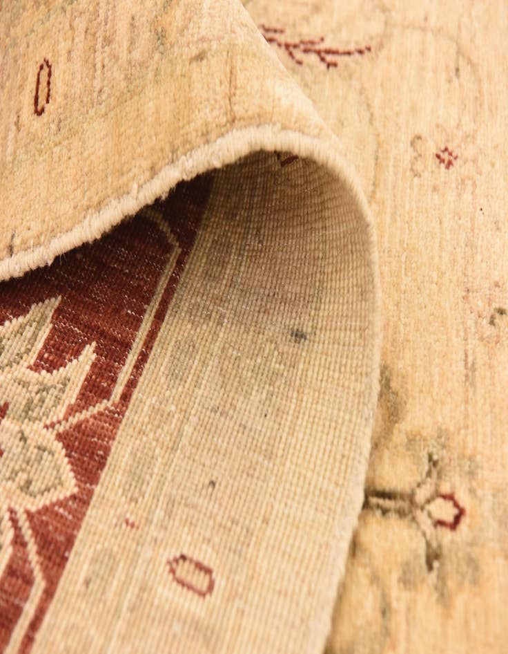 Detail image of  7' x 9' 9  Hand Knotted Peshawar Ziegler Rug