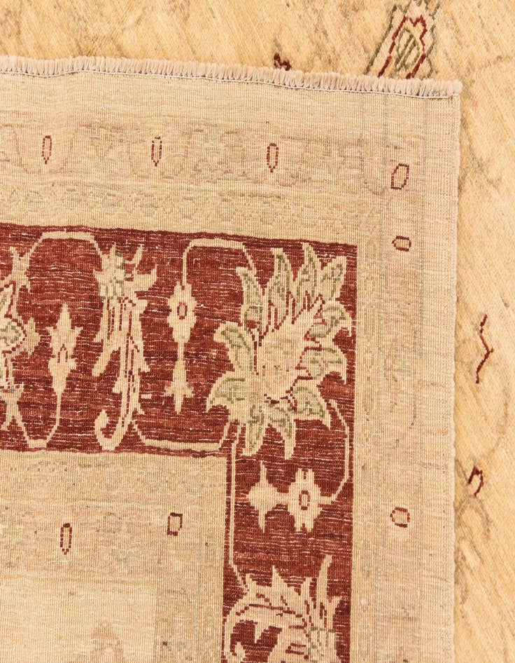 Detail image of  7' x 9' 9  Hand Knotted Peshawar Ziegler Rug