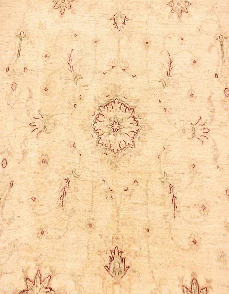 Detail image of  7' x 9' 9  Hand Knotted Peshawar Ziegler Rug