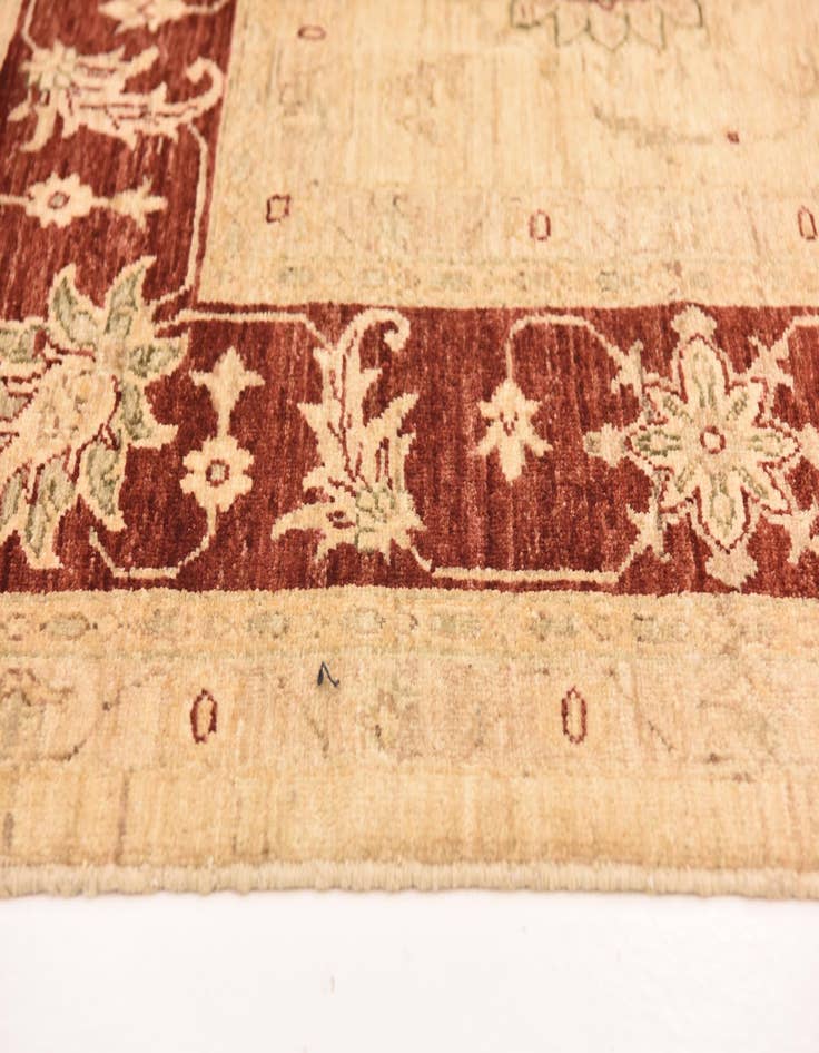 Detail image of  7' x 9' 9  Hand Knotted Peshawar Ziegler Rug