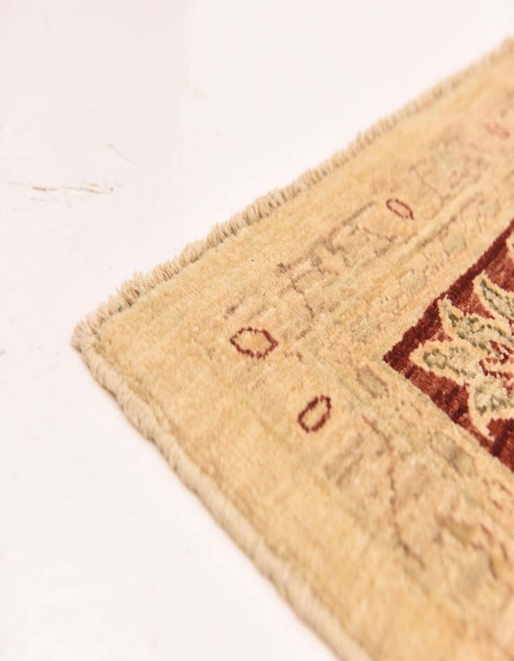 Detail image of  7' x 9' 9  Hand Knotted Peshawar Ziegler Rug