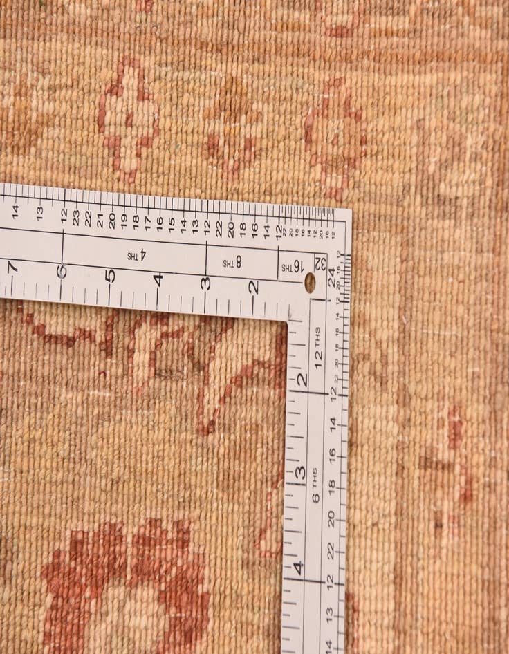 Detail image of  9' 2 x 11' 10  Hand Knotted Peshawar Ziegler Rug