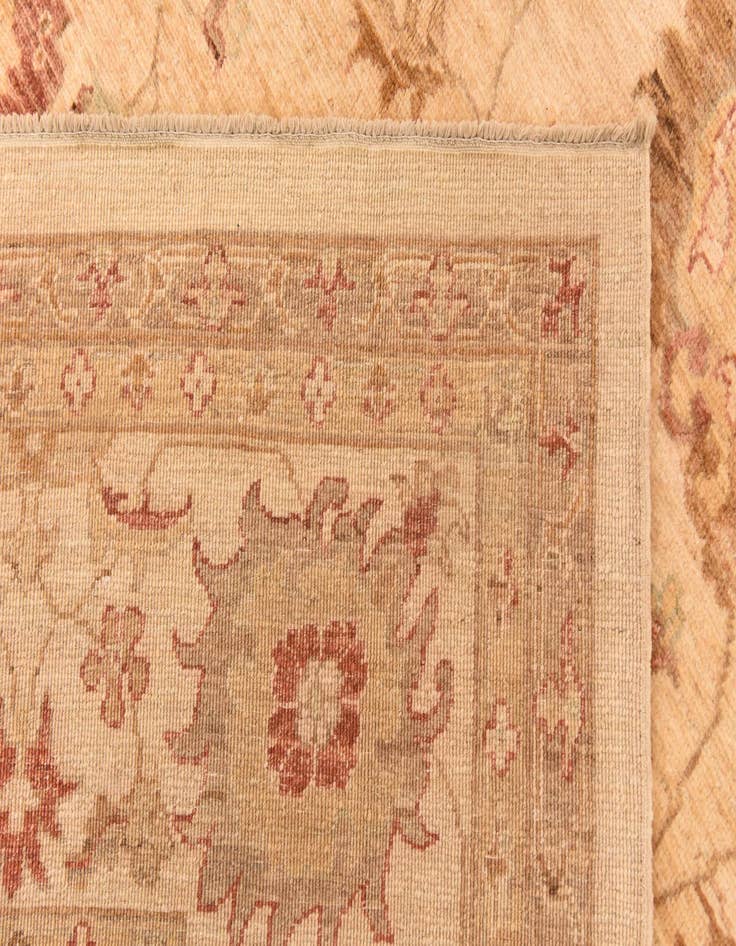 Detail image of  9' 2 x 11' 10  Hand Knotted Peshawar Ziegler Rug