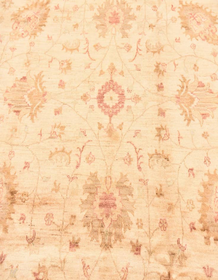Detail image of  9' 2 x 11' 10  Hand Knotted Peshawar Ziegler Rug