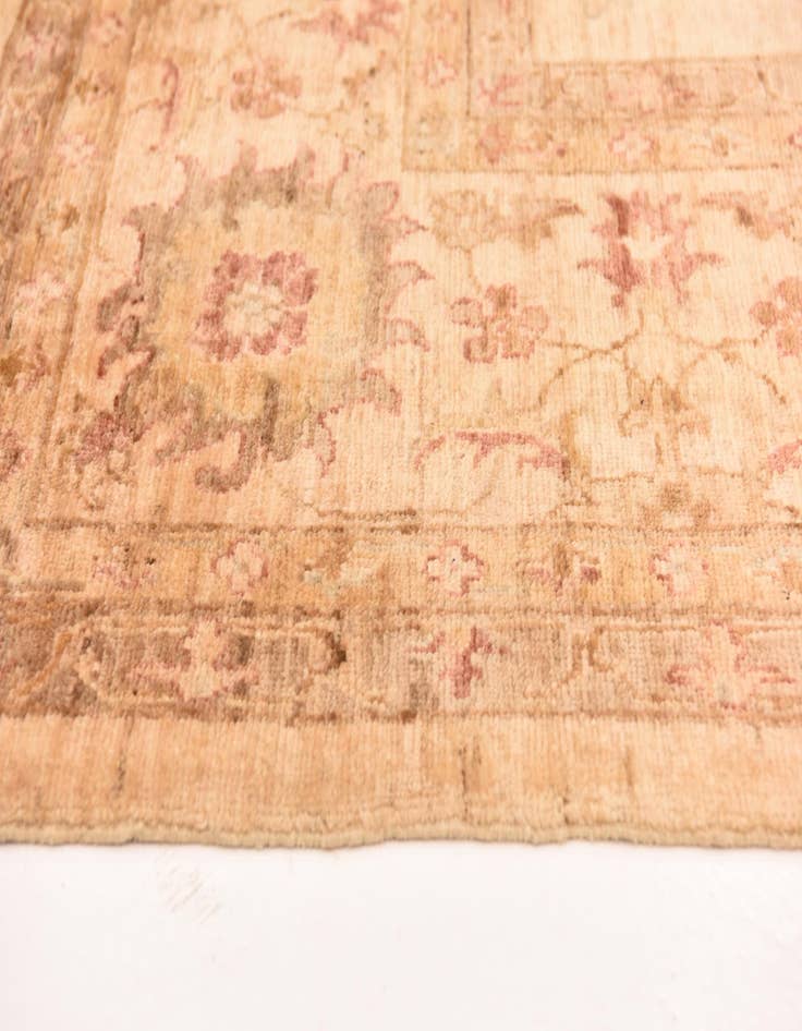 Detail image of  9' 2 x 11' 10  Hand Knotted Peshawar Ziegler Rug