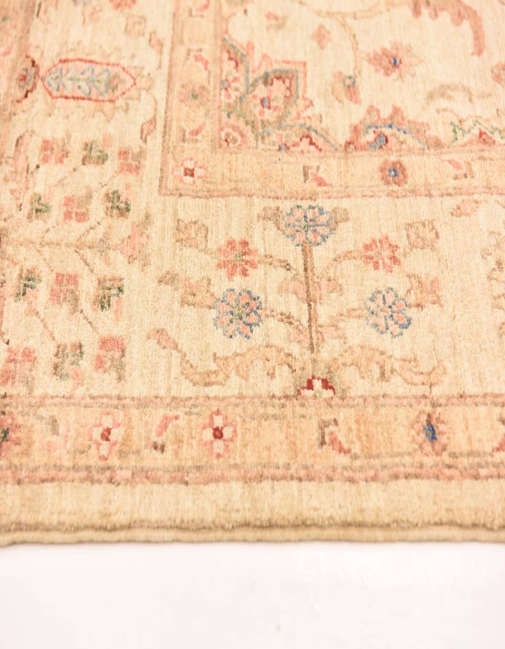 Detail image of  6' 7 x 8' 5  Hand Knotted Peshawar Ziegler Rug