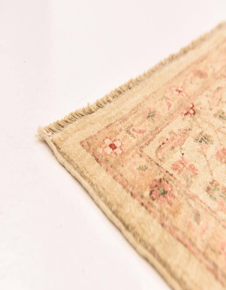 Detail image of  6' 7 x 8' 5  Hand Knotted Peshawar Ziegler Rug