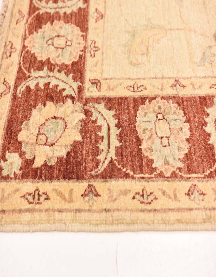 Detail image of  5' 7 x 7' 7  Hand Knotted Peshawar Ziegler Rug