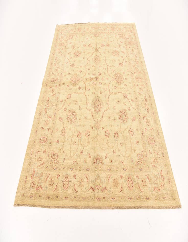 Detail image of  5' 8 x 7' 6  Hand Knotted Peshawar Ziegler Rug