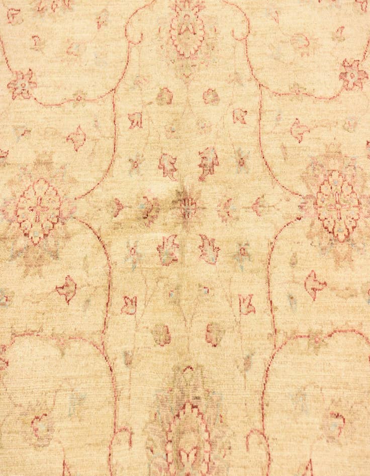 Detail image of  5' 8 x 7' 6  Hand Knotted Peshawar Ziegler Rug