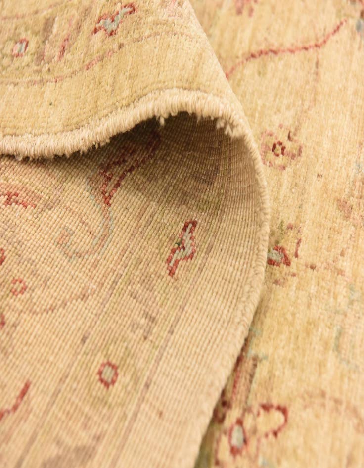 Detail image of  5' 8 x 7' 6  Hand Knotted Peshawar Ziegler Rug